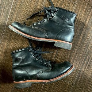 Men’s Chippewa Original 6” Utility Boot. Black, size 10D